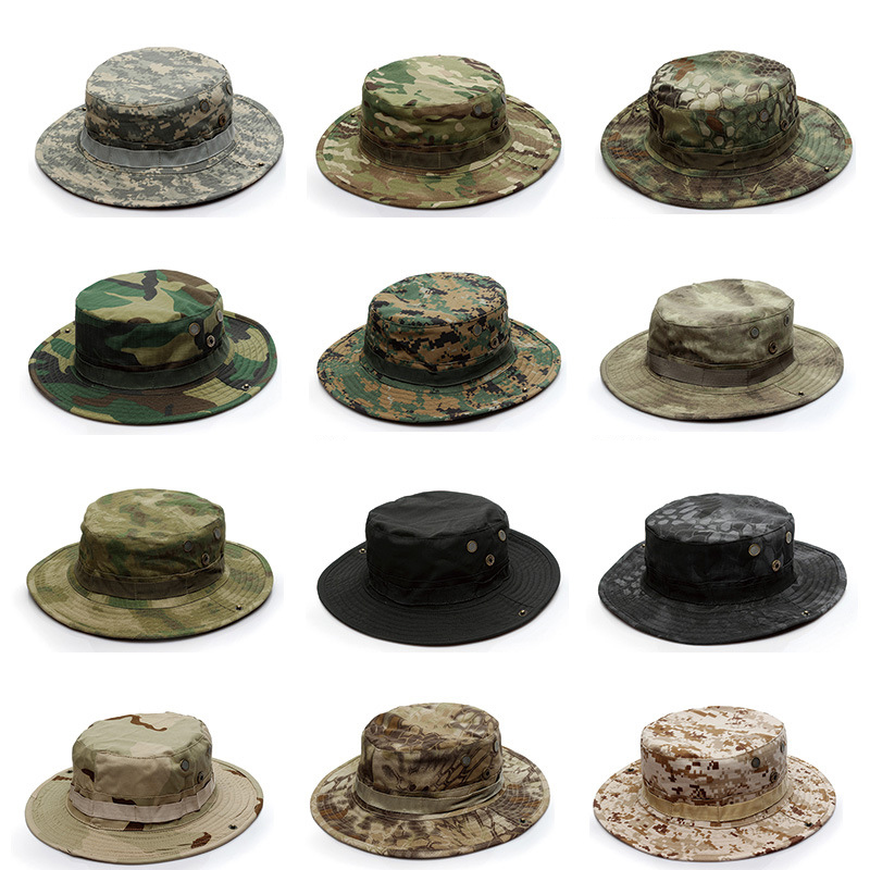 Boonie Hat Tactical - Уличная утолщенная камуфляжная тактическая панама с