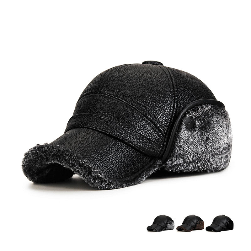 Baseball Cap Structured - Меховые шапки для мужчин среднего и