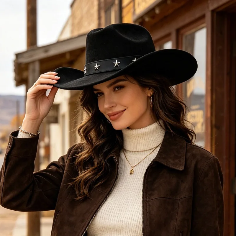 Женская модная широкополая ков – обзор и цена Fedora Hat Wool