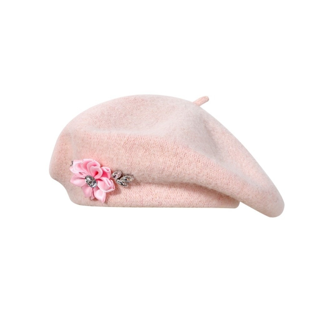 Элегантный однотонный шерстяно – обзор и цена Beret French Wool