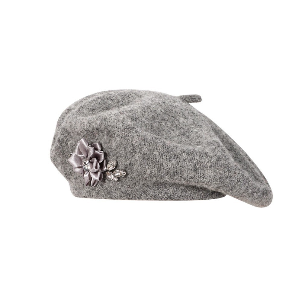Элегантный однотонный шерстяно – обзор и цена Beret French Wool