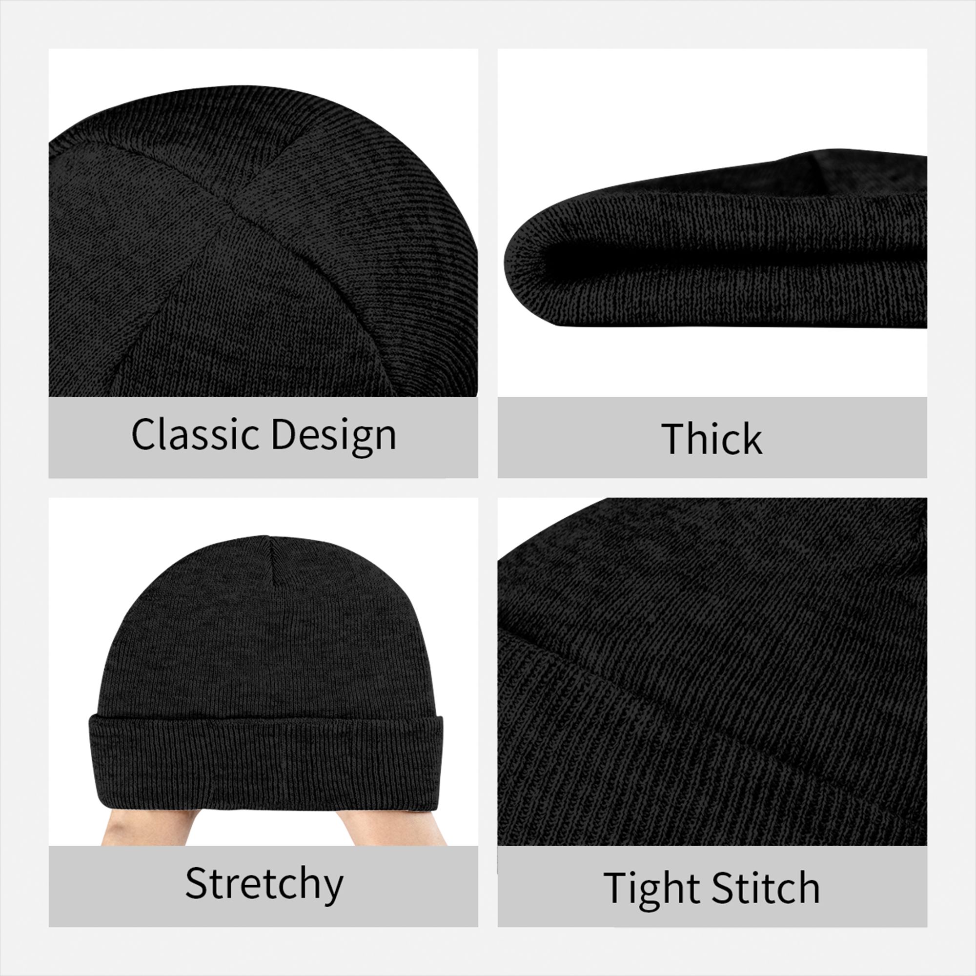 Мужские и женские вязаные шапк – обзор и цена Beanie Cuffed Knit