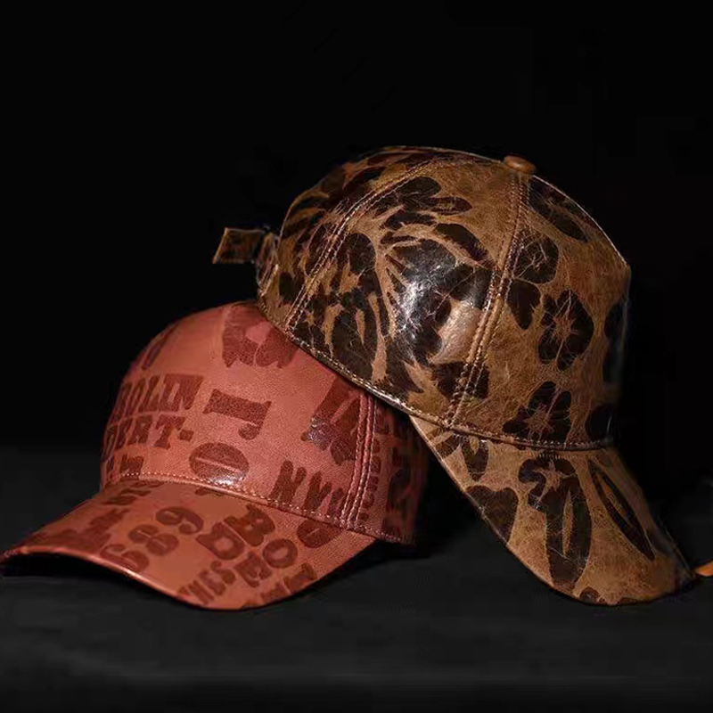Кожаные бейсболки с буквенным  – обзор и цена Baseball Cap Structured