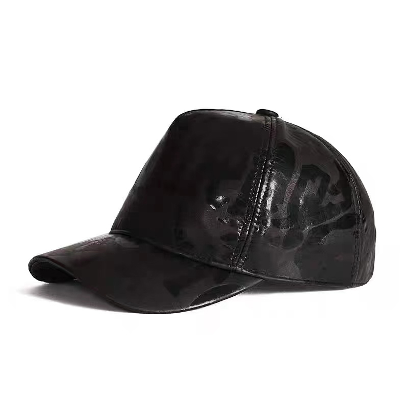 Кожаные бейсболки с буквенным  – обзор и цена Baseball Cap Structured