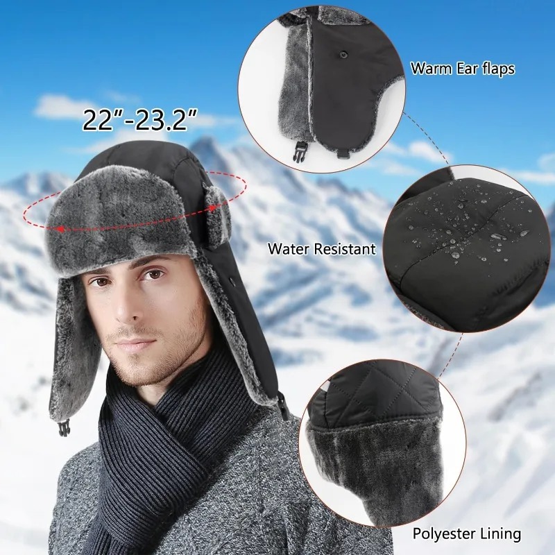 Снежные лыжные армейские военн – обзор и цена Winter Trapper Hat