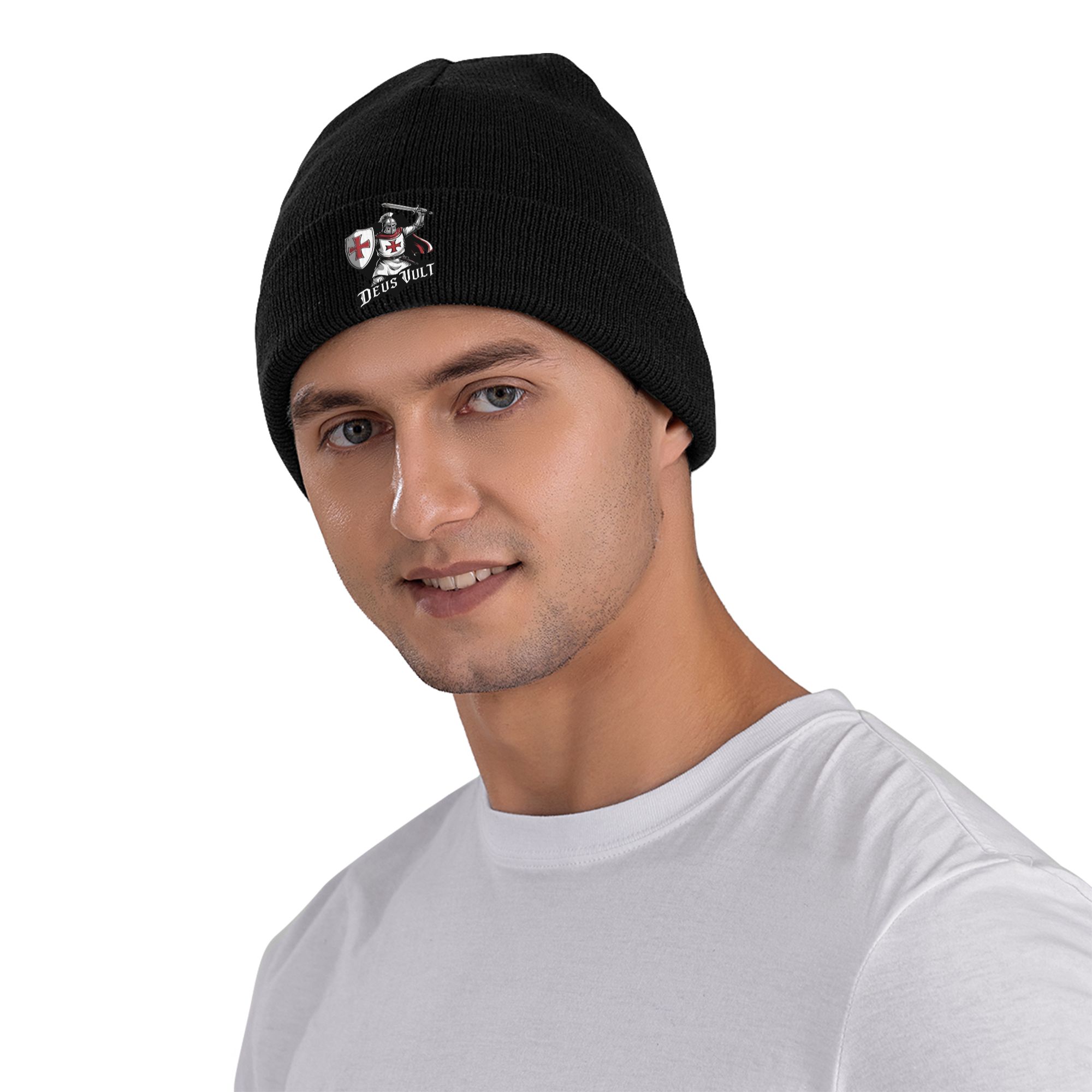 Deus Vult - Шапка-бини с отвор – обзор и цена Beanie Cuffed Knit